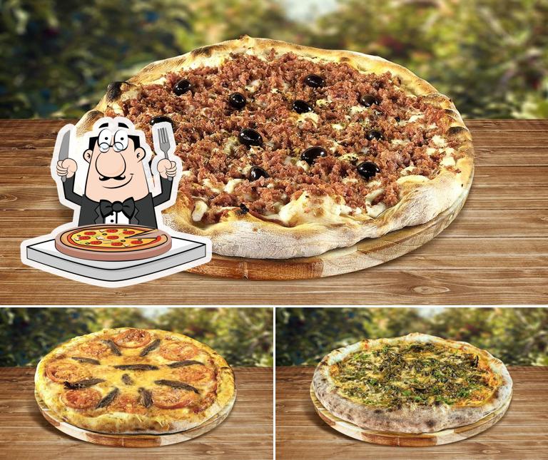 No La Fontina, você pode degustar pizza