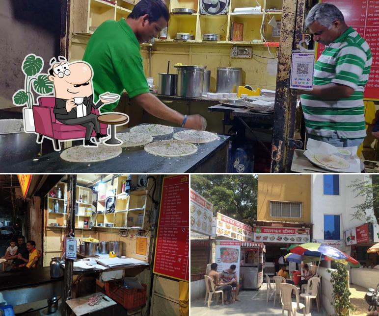 The interior of Mankar Dosa Centre