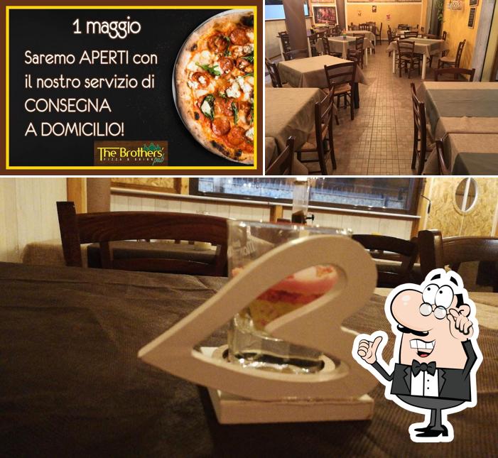 La interni e cibo del ristorante