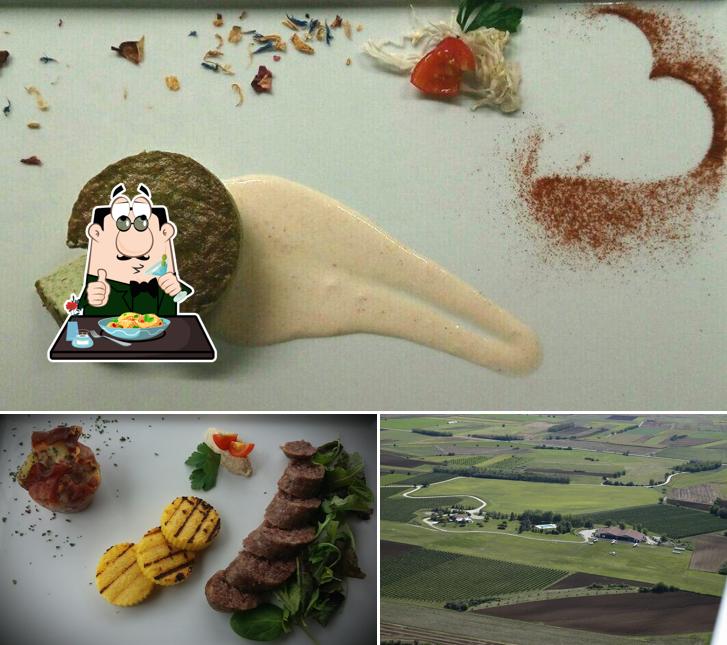 La immagine di cibo e esterno da Trattoria San Mauro