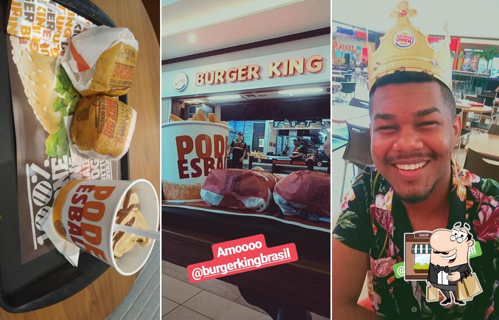 O exterior do Burger King