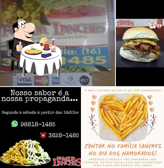 Hambúrguer em Família Lanches