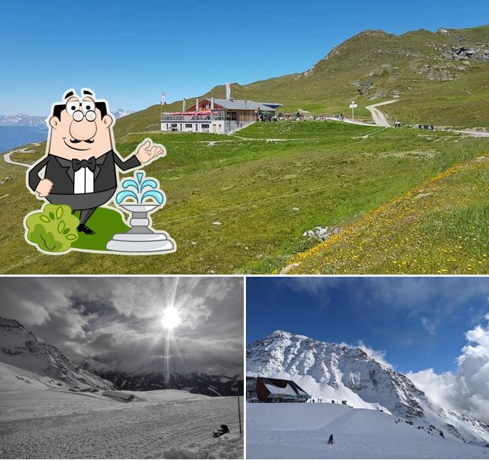 Goditi la vista dagli esterni di Le Dahu