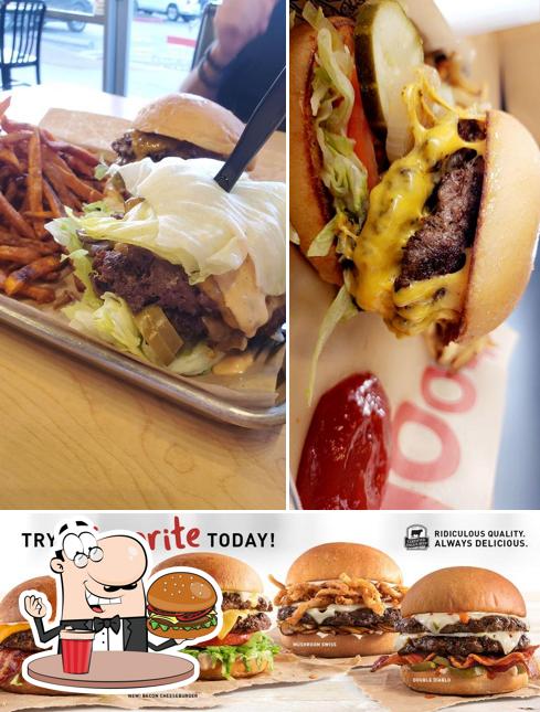 Try out a burger at MOOYAH Burgers, Fries & Shakes