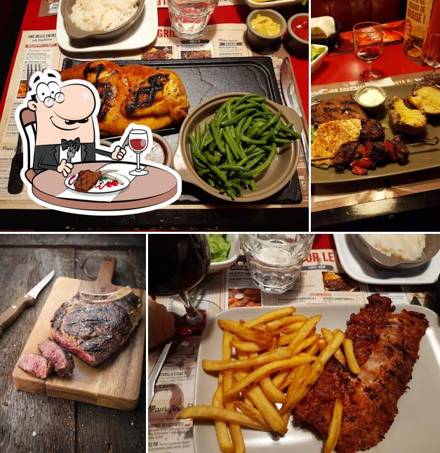 Buffalo Grill Arras sert des repas à base de viande