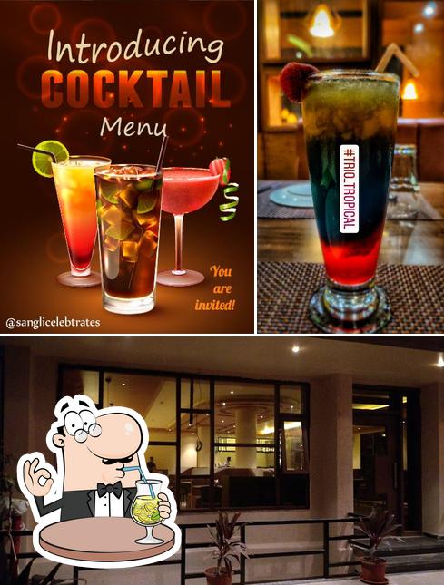 Take a look at the image depicting drink and interior at Celebrations Family Restaurant & Bar Sangli