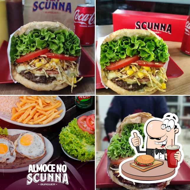 Hambúrguer em Scunna Burger