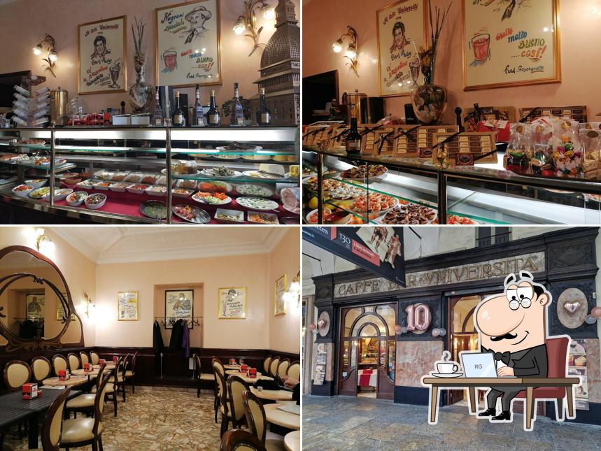 Dai un'occhiata agli interni di Caffè Bar Università dal 1907 by MI Drink’s_Caffetteria, Aperitivi, Apericena nel Pieno Centro di Torino