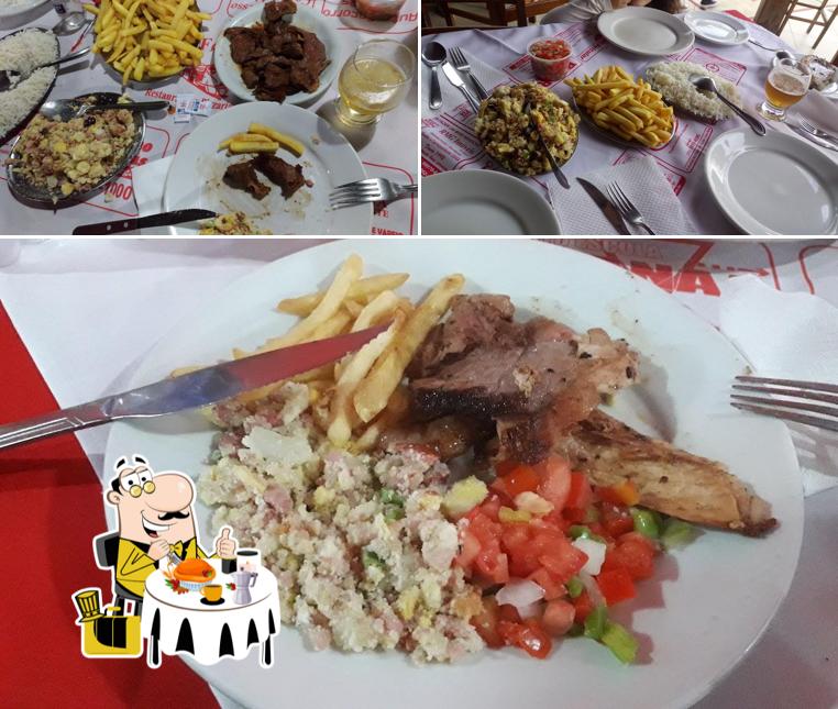 Comida em Via Férrea Pizzaria e Churrascaria