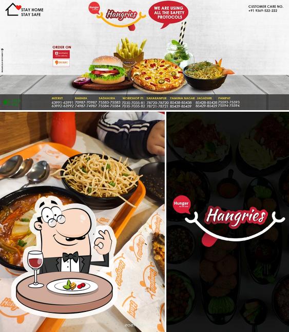 Food at Hangries Meerut Italian & Chinese Restaurant