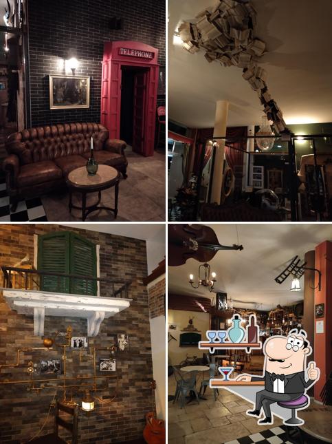 Dai un'occhiata agli interni di Saloon Vintage Bar & Barber Shop