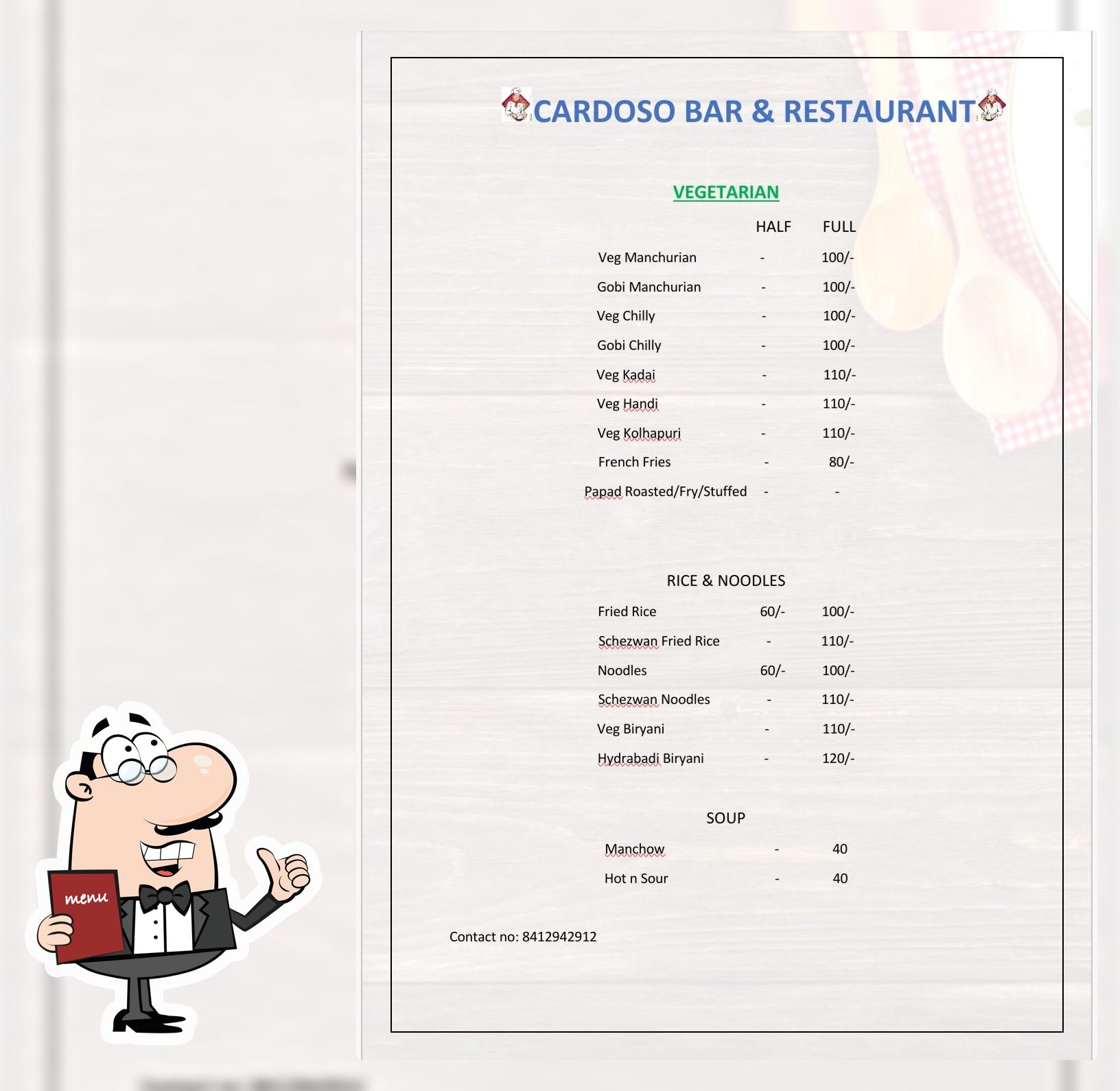 CARDOSO BAR AND RESTAURANT