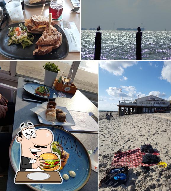 Die Burger von Strandpaviljoen de strandzot in einer Vielzahl an Geschmacksrichtungen werden euch sicherlich schmecken