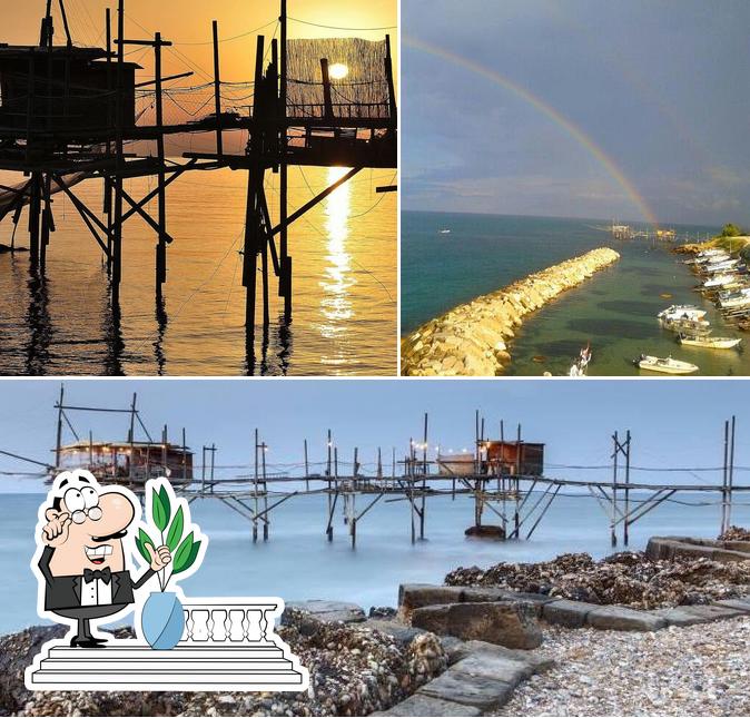 Gli esterni di Trabocco Sasso della Cajana