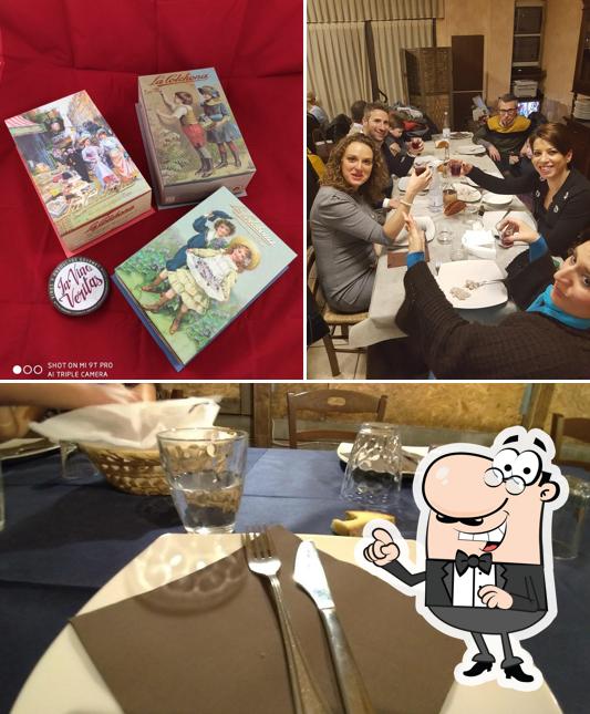 Gli interni di Trattoria In Vino Veritas