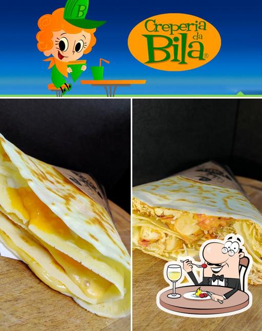 Comida em Creperia Da Bila
