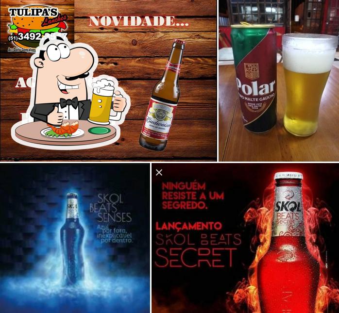 Você pode tomar um copo de cerveja leve ou escura