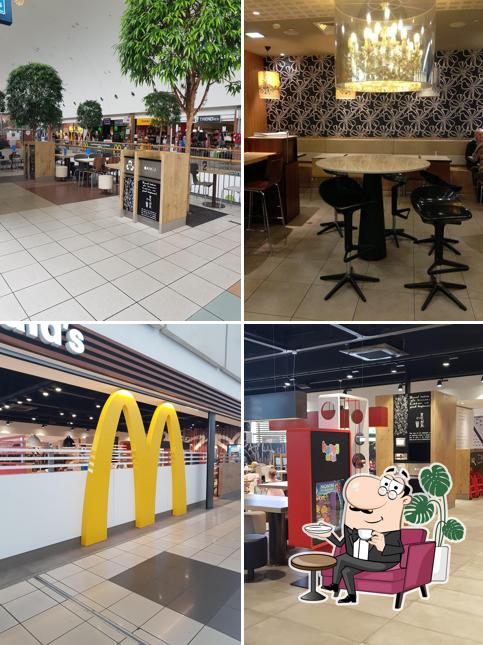 L'intérieur de McDonald's