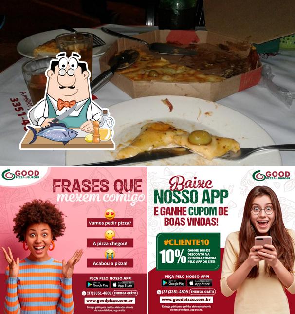 Salmão grelhado em GOOD PIZZA