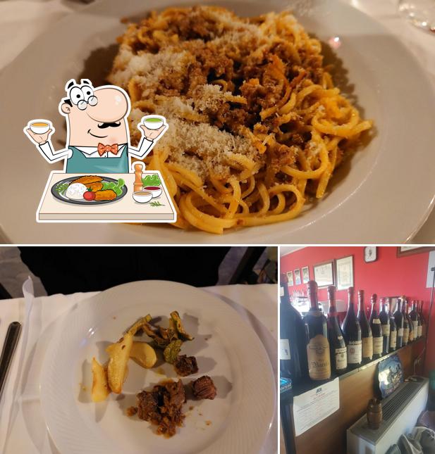 La cibo e alcol del ristorante