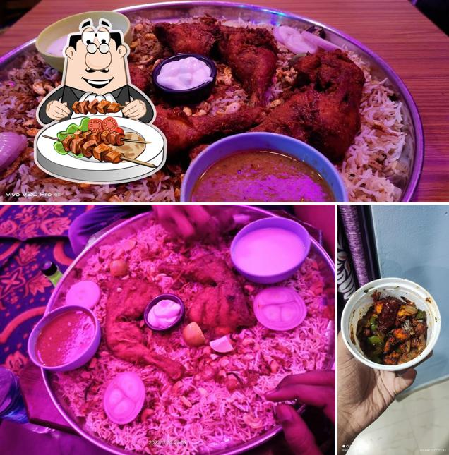 Food at Shahi Akbar Hotel