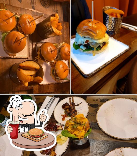 Try out a burger at Kobe Sizzlers