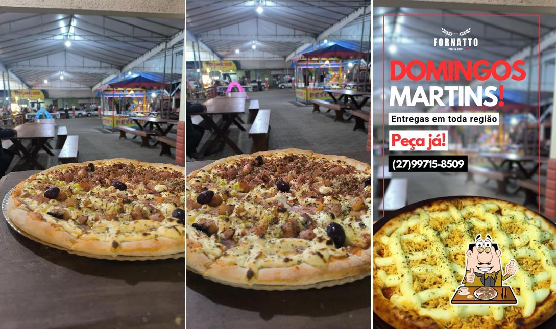 No Fornatto Pizzaria Domingos Martins, você pode pedir pizza