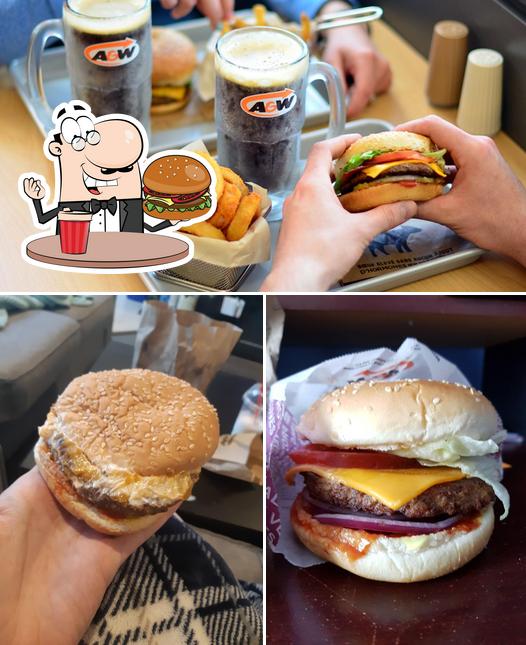 Prenez un hamburger à A&W Canada