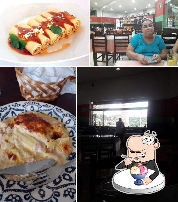 Charlie Brown oferece uma escolha de sobremesas