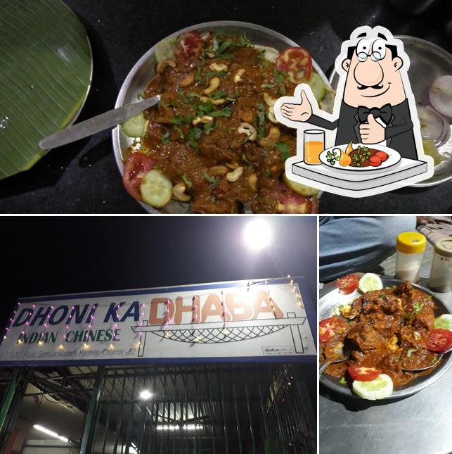 Dhoni ka Dhaba is distinguished by food and interior