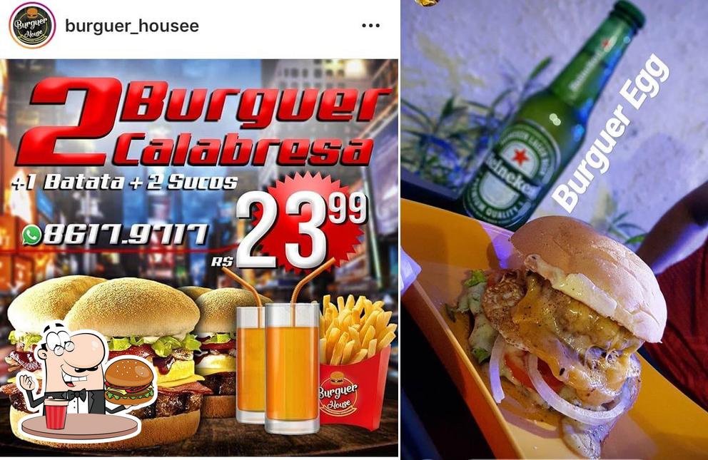 Peça um hambúrguer no Burguer House