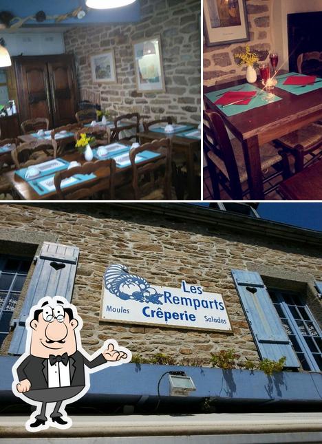 L'intérieur de Crêperie Les Remparts Concarneau Ville Close