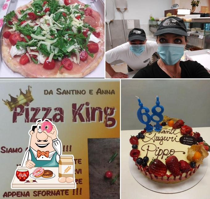 Mirabello Santino pizza king offre un nombre de desserts