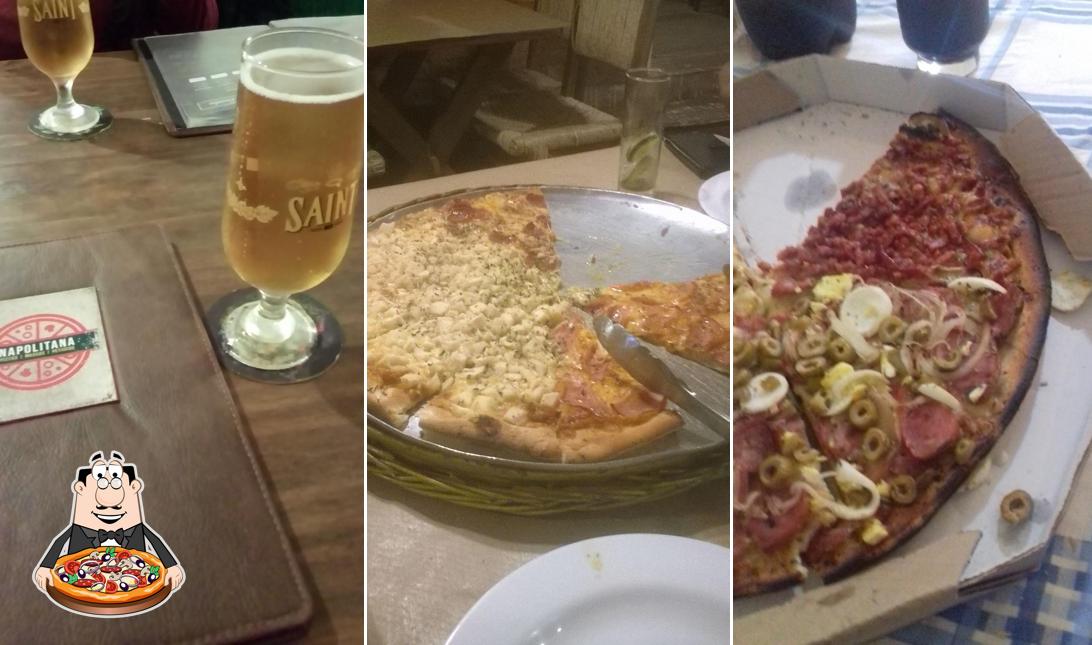 Consiga pizza no Napolitana Pizzaria e Restaurante