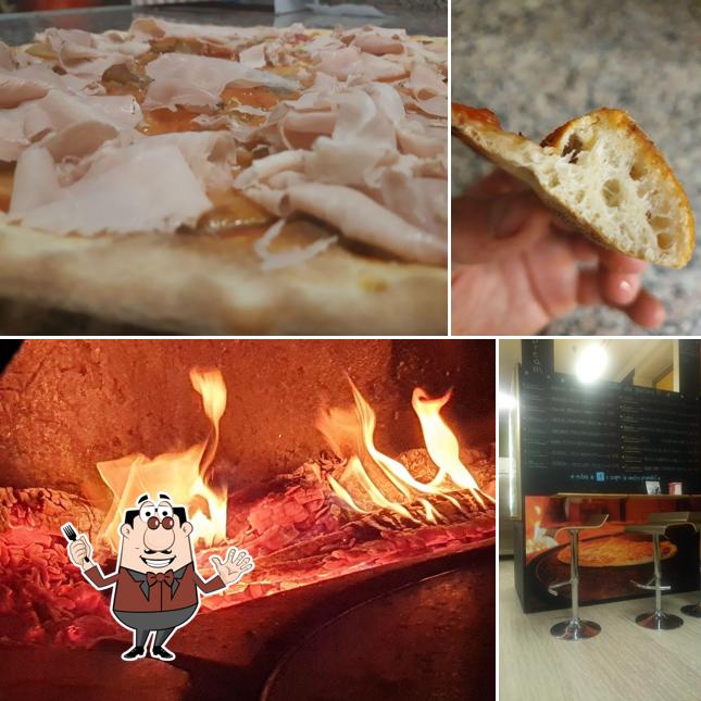Это фото, где изображены еда и внутреннее оформление в Pizza Dream Sarcedo s.n.c