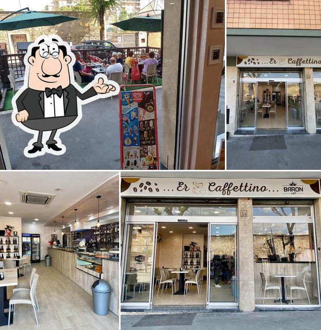 Gli interni di Er Caffettino