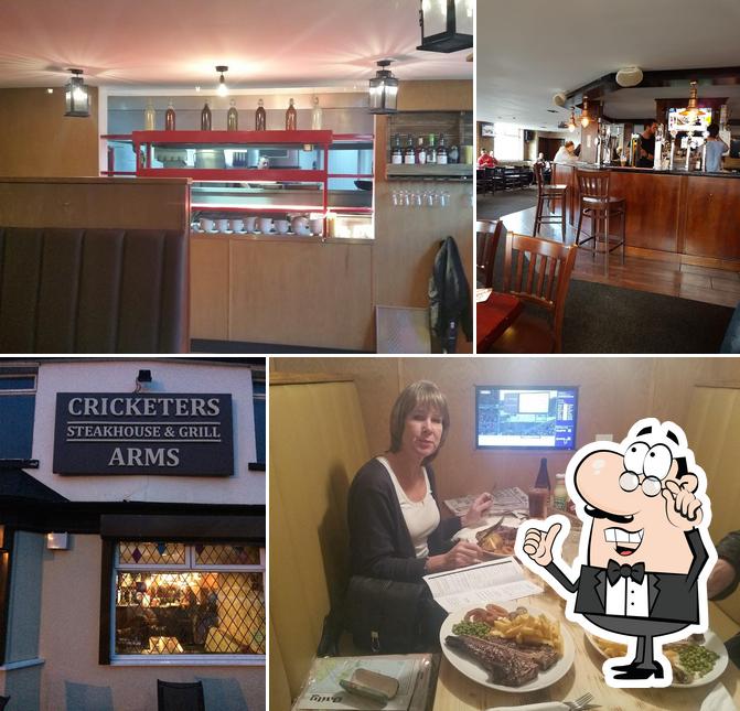 The interior of The Cricketers Arms Steakhouse & Grill