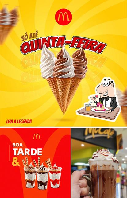 McDonald's provê uma escolha de pratos doces