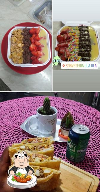 Platos en Sorveteria Ula Ula