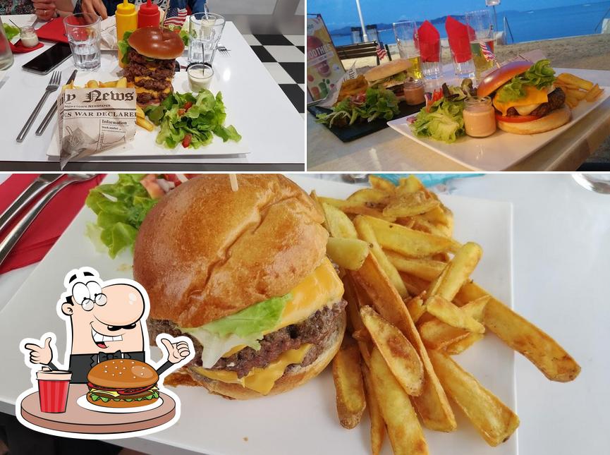 Commandez un hamburger à Le Boston - Restaurant La Ciotat