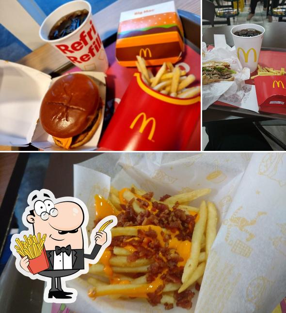 Peça fritas no McDonald's