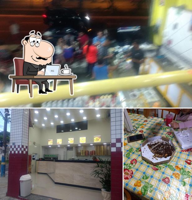 O interior do Pizzaria New holiday imperador