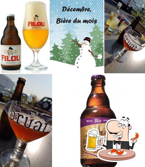 Commandez une pinte de bière blonde ou brune