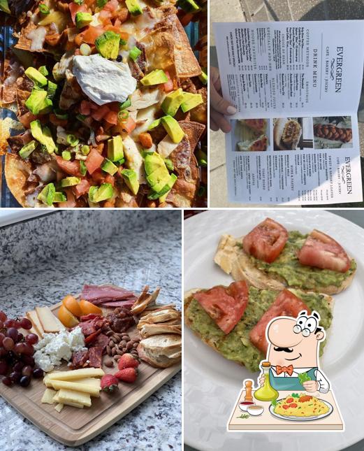 Evergreen Cafe, Bakery, & Juicery in Square Restaurant menu