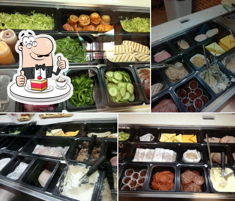 Subway serves a variety of sweet dishes