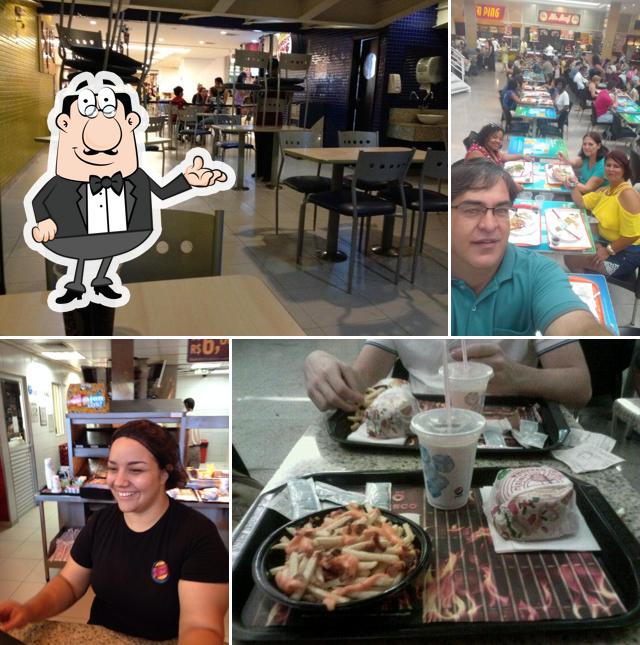 Veja imagens do interior do Burger King