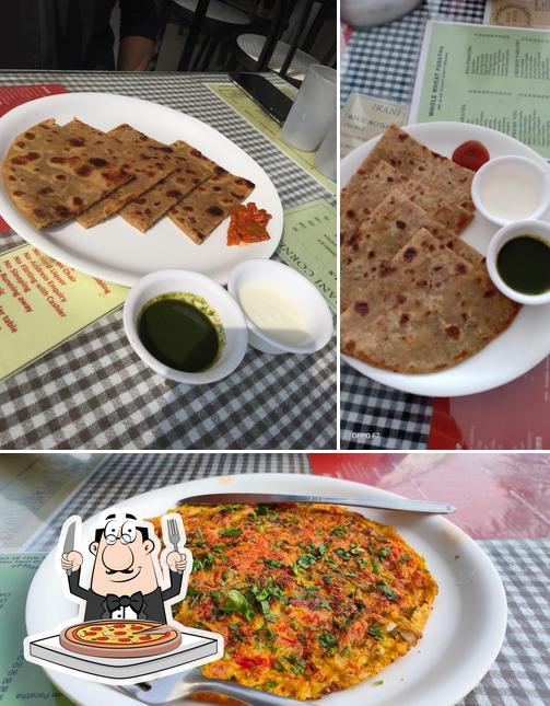 Pick pizza at Irani Corner (Irani Chai And Bun Maska)