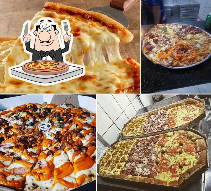 Escolha pizza no Frattelo Pizzaria & Xizaria