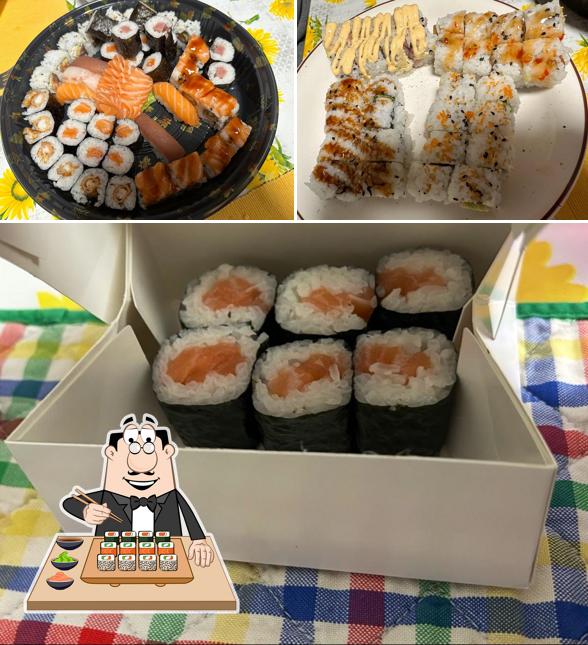 Scegli le varie opzioni di sushi