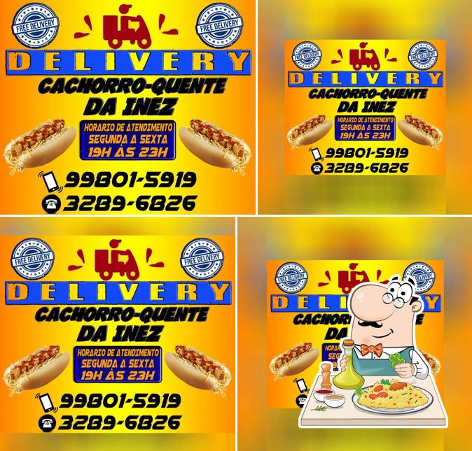 Comida em Cachorro Quente da Inêz